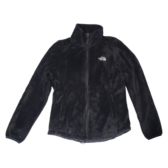The North Face Fleece Jacket Womens Medium M Black Full Zip Cozy Warm Outerwear - Picture 1 of 7